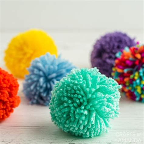 How to Make a Pom Pom - Crafts by Amanda - Crafts for Seniors