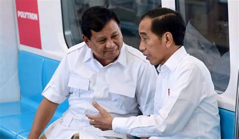 Jokowi, Prabowo Ride MRT Train to Go for Lunch Together - News En.tempo.co