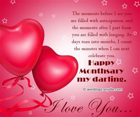 Happy Monthsary Messages for Boyfriend and Girlfriend