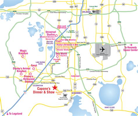 Tourist Map Of Orlando Florida - Printable Maps