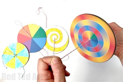 DIY Paper Spinner - simple to make and so fun to play with. Great for ...