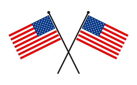 American Flags 550905 Vector Art at Vecteezy