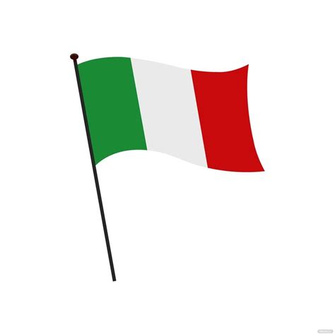 Waving Italy Flag Vector in Illustrator, SVG, JPG, EPS, PNG - Download ...