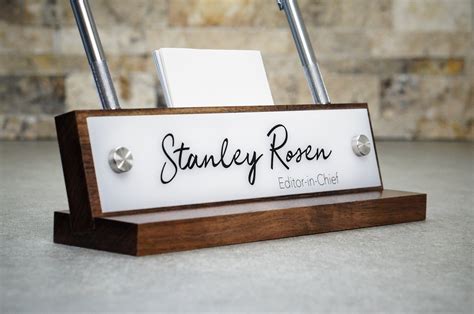 Personalized Office Desk Name Plate Customize Name Plates For Desks ...