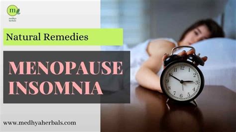 Natural Remedies for Menopause Insomnia: Get Better Sleep