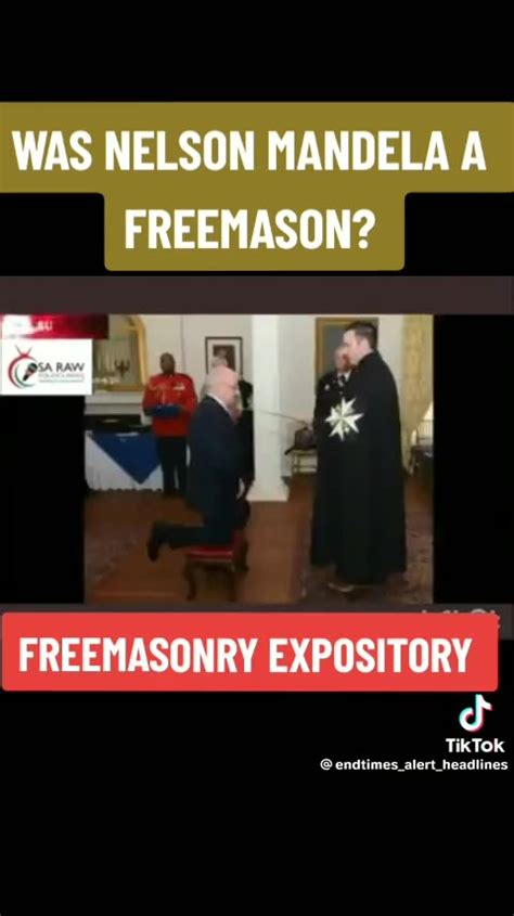 Was Nelson Mandela a Freemason?