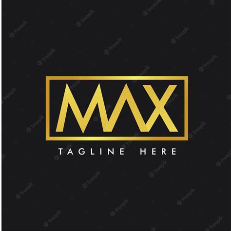 Premium Vector | Max logo template design