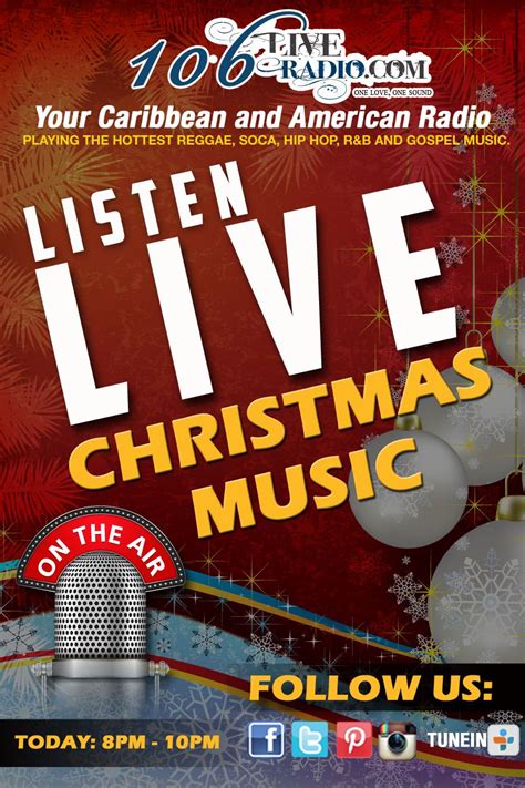 LISTEN LIVE TODAY CHRISTMAS MUSIC FROM 8PM - 10PM on Your Caribbean and ...