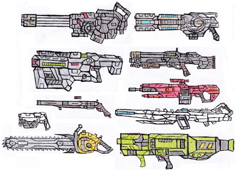 Doom Favorite Weapons by saramus01 on DeviantArt