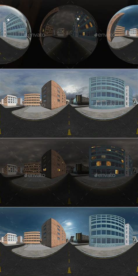 HDRI City Pack Layout6 V2 | Architecture building, Commercial complex, City