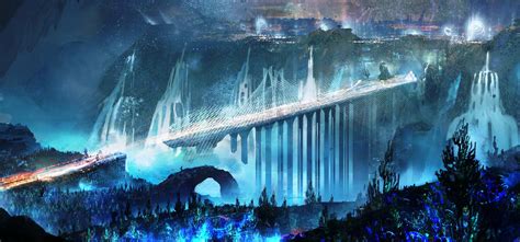 Concept Art The bridge to Atlantis! #Aquaman | Paisajes, Futurista ...