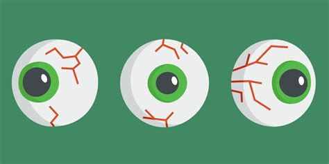 Set of scary eyes in cartoon style. Halloween design elements. 11875998 ...