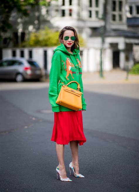 Green and Red | Unusual Colour Combination Outfit Ideas | POPSUGAR ...