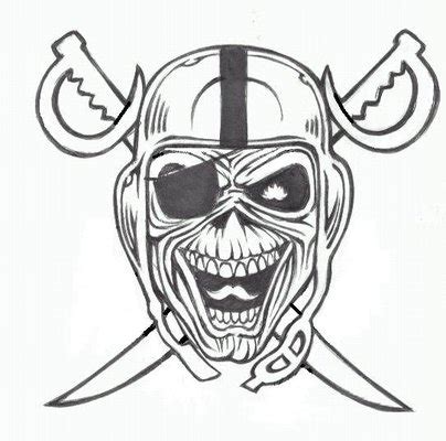 Skull Raiders Logo Drawing / Logo Raiders Skull Logo Design : Another ...