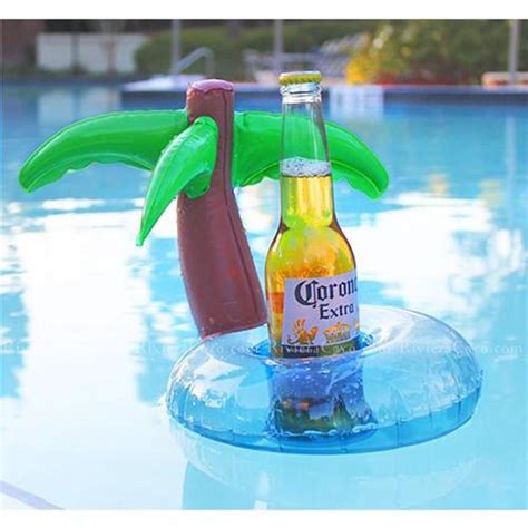 12 Pcs Drink Holders Party Pool Floats | Pool floats, Floating drink ...