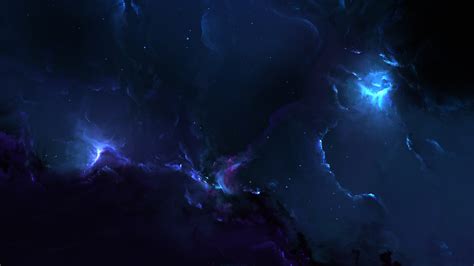 Cosmic Blue Wallpaper