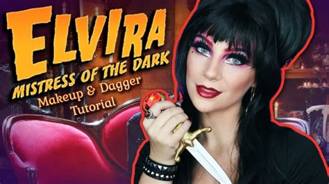 Elvira Makeup & Dagger Tutorial💖🗡【Elvira: Mistress of the Dark ...