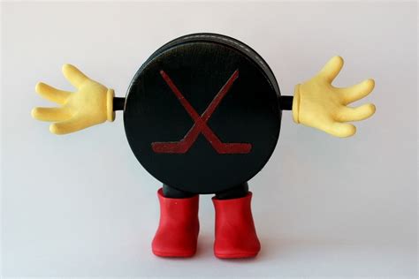 Hockey Puck #3 | Clay, Polymer clay, Polymer