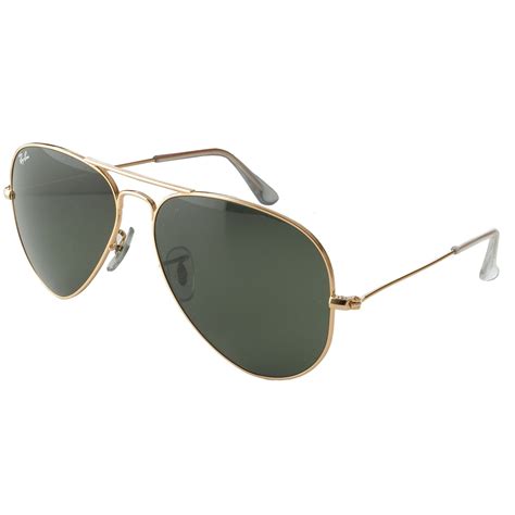 Rayban Aviator Sunglasses - Gold Frame with 52mm G-15 Lens