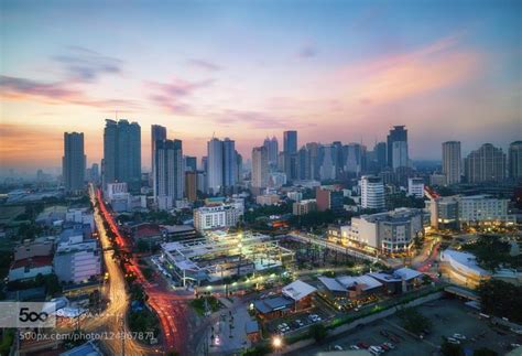 Ortigas Center at Sunset | City architecture, Skyline, Architecture