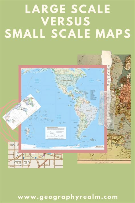 Large Scale Versus Small Scale Maps | Scale map, Map, Cartography