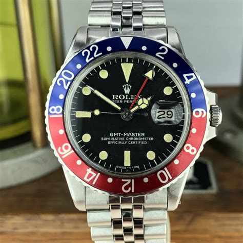 1972 Vintage Rolex GMT Master 1675 Pepsi With MkIII Dial - Awadwatches