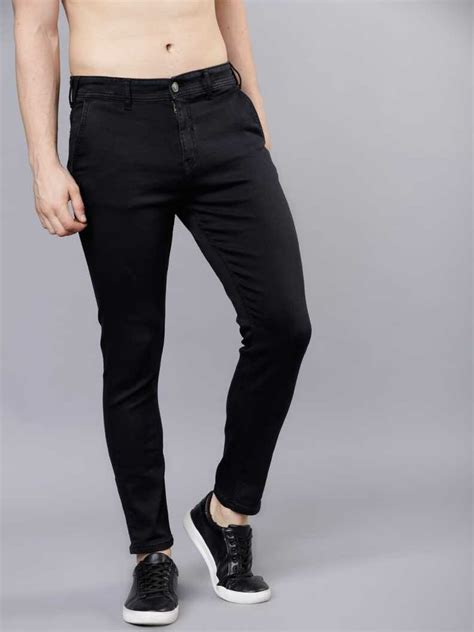 Branded Slim Men Black Jeans