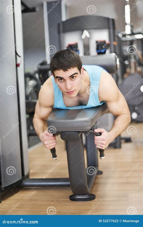 Legs exercises front view stock photo. Image of lift - 53277622