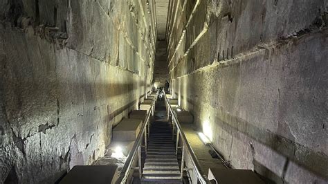 Full tour inside the Great Pyramid of Giza | Pyramid of Cheops aka ...