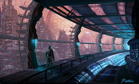 Space Station, Mike Paolilli | Sci fi environment, Sci fi concept art ...