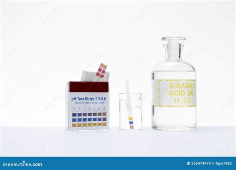 PH of sulfuric acid stock photo. Image of clinical, glassware - 265474974