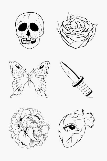 Top 80+ outline tattoo stencil designs - in.coedo.com.vn