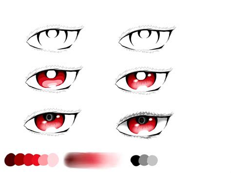 red anime eye DASOUL_MANGA - Illustrations ART street