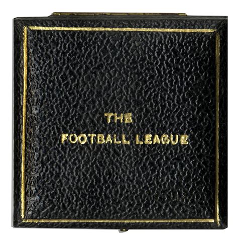 Lot Detail - Football League Silver-Gilt Medal From the Representative ...