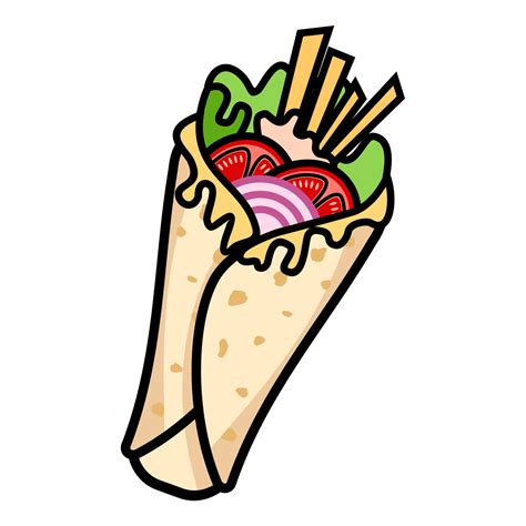 Illustration Vector Graphic of kebab durum, falafel turkish food, food ...