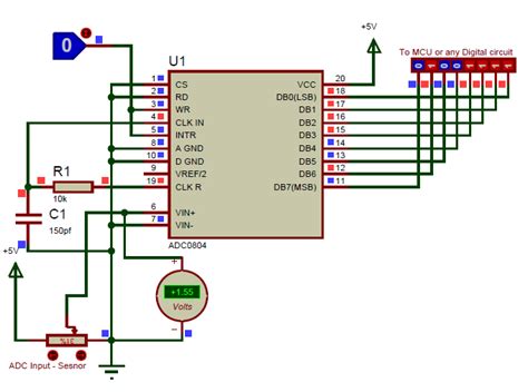 8 Bit Adc Circuit Diagram