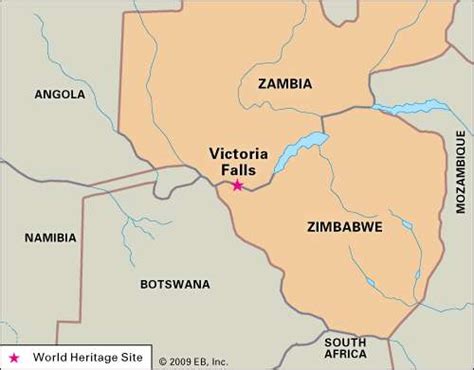 Victoria Falls | Location, Map, & Facts | Victoria falls, Zambezi river ...