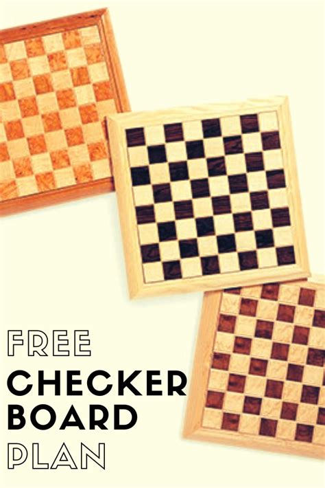 Free Checkerboard Plan | Woodworking plans free, Woodworking plans diy ...