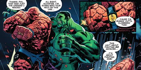 Hulk vs. Thing Finally Proves [SPOILER] is Strongest