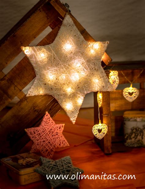 ESTRELLAS DECORATIVAS LUMINOSAS - OLIMANITAS