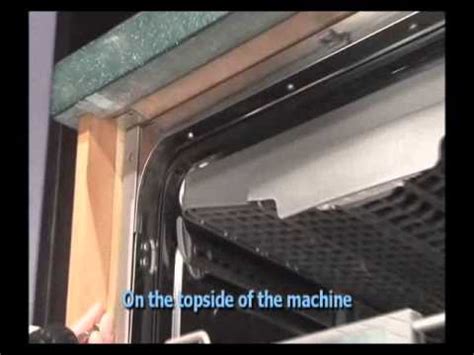 Installation of Gorenje integrated dishwasher - YouTube