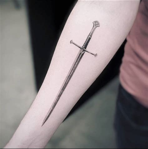 Discover 70+ lord of the rings sword tattoo - in.cdgdbentre