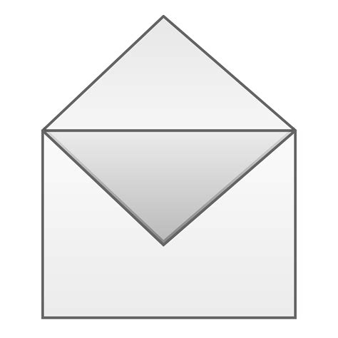 Clipart - Open Envelope