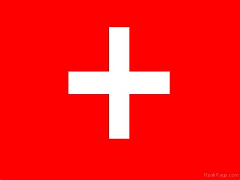 Switzerland National Flag - RankFlags.com – Collection of Flags