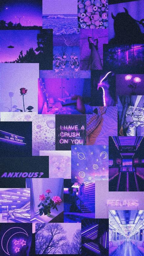 53 Aesthetic Pic Collage Purple | IwannaFile