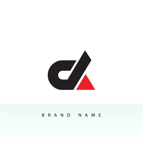 DA letter logo design in illustration. Vector logo, calligraphy designs ...