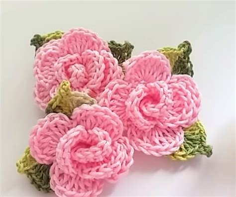 Crochet Flower Applique In 15 Minutes - We Love Crochet