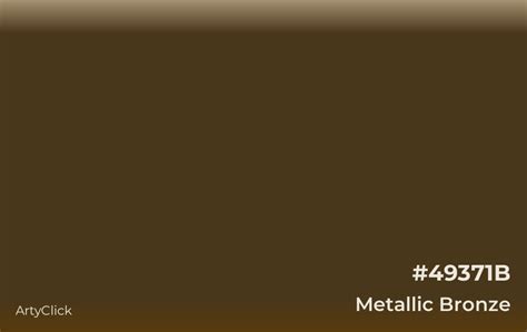 Metallic Bronze Color | ArtyClick