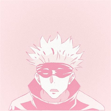 pink Satoru Gojo | Aesthetic anime, Iphone wallpaper kawaii, Anime