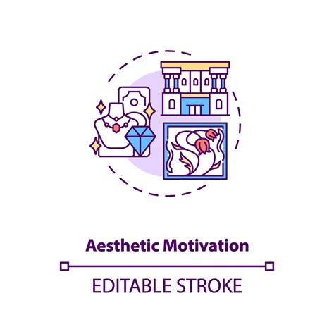 Aesthetic motivation concept icon 2164838 Vector Art at Vecteezy